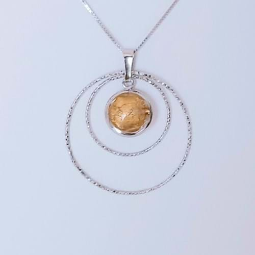 Collana Sole Anelli oro