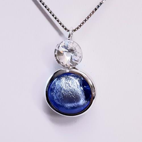 Collana Sole SW bluino