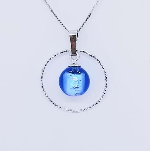 Collana Spring Anello bluino