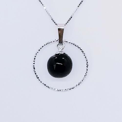 Collana Spring Anello nero