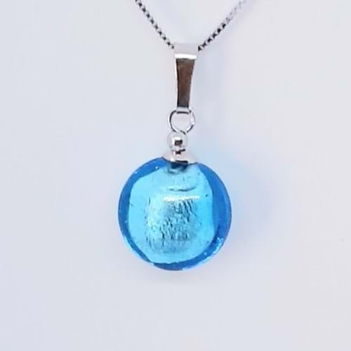 Collana Spring Disco azzurro