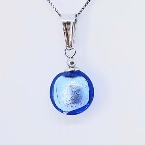 Collana Spring Disco bluino chiaro