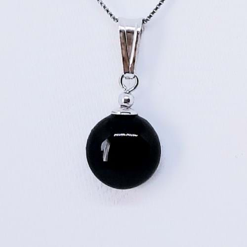 Collana Spring Disco nero