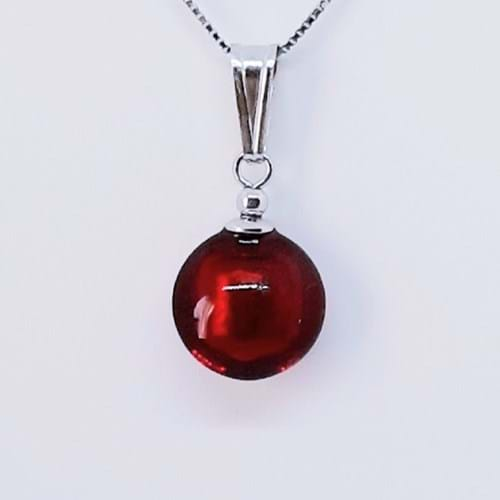 Collana Spring Disco rosso