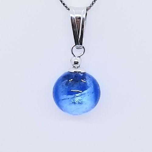 Collana Spring tonda bluino