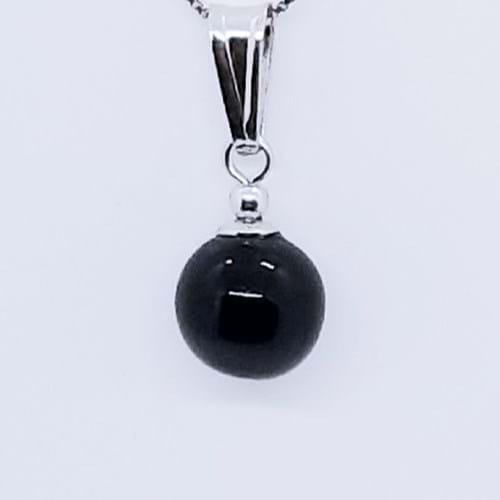 Collana Spring tonda nero