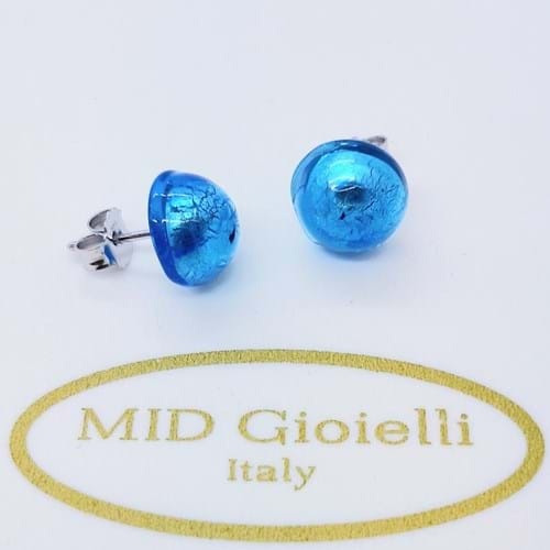 Orecchini Spring Cabochon azzurro